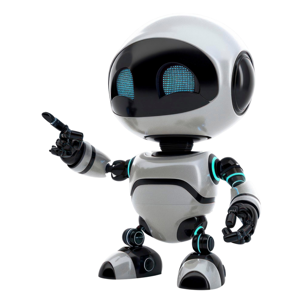Illustration eines AI-Roboters, künstliche Intelligenz, GEO, SEO