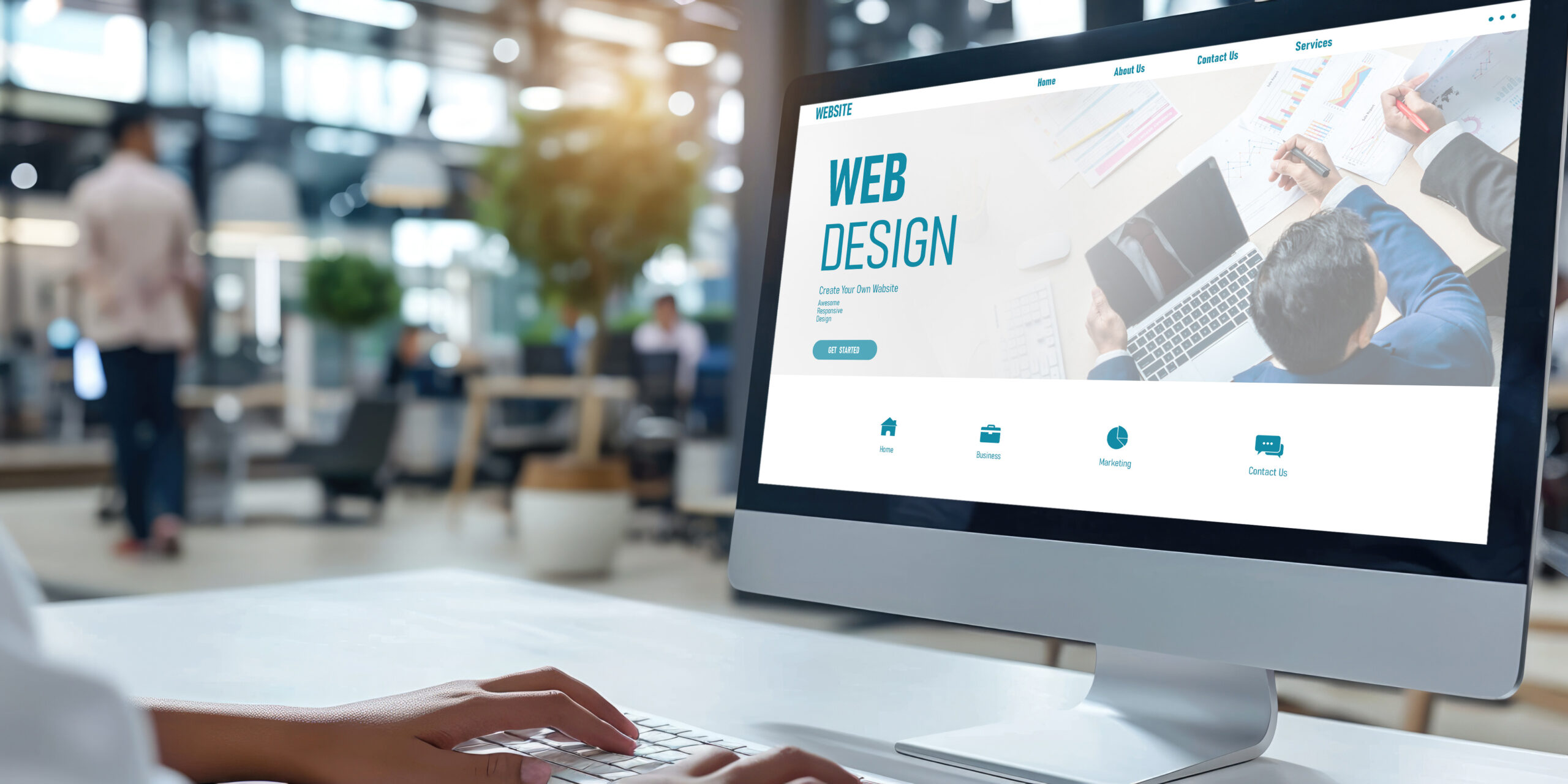 Modernes Webdesign und Corporate Design